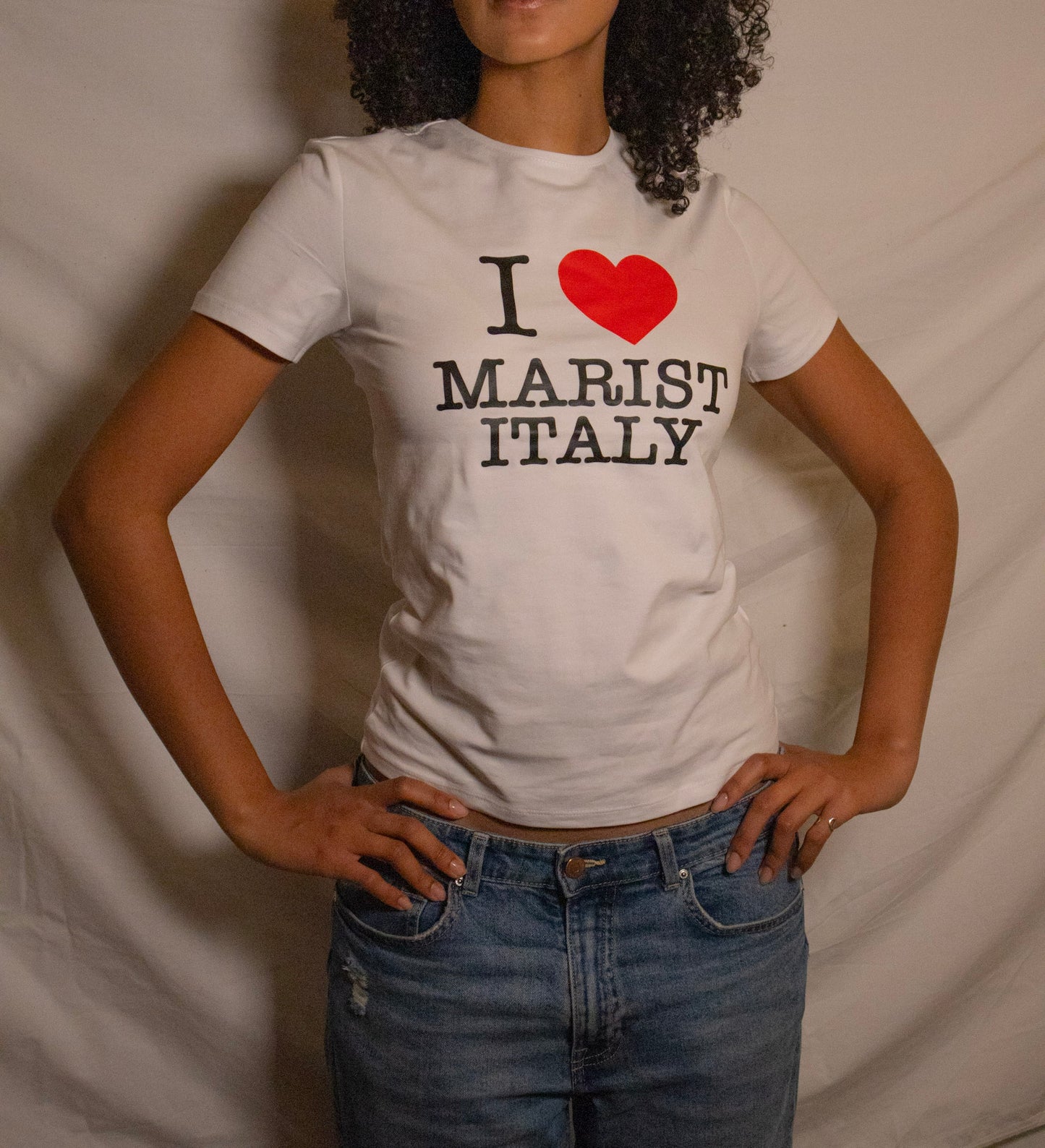 I Heart Marist Italy Fitted T-Shirt