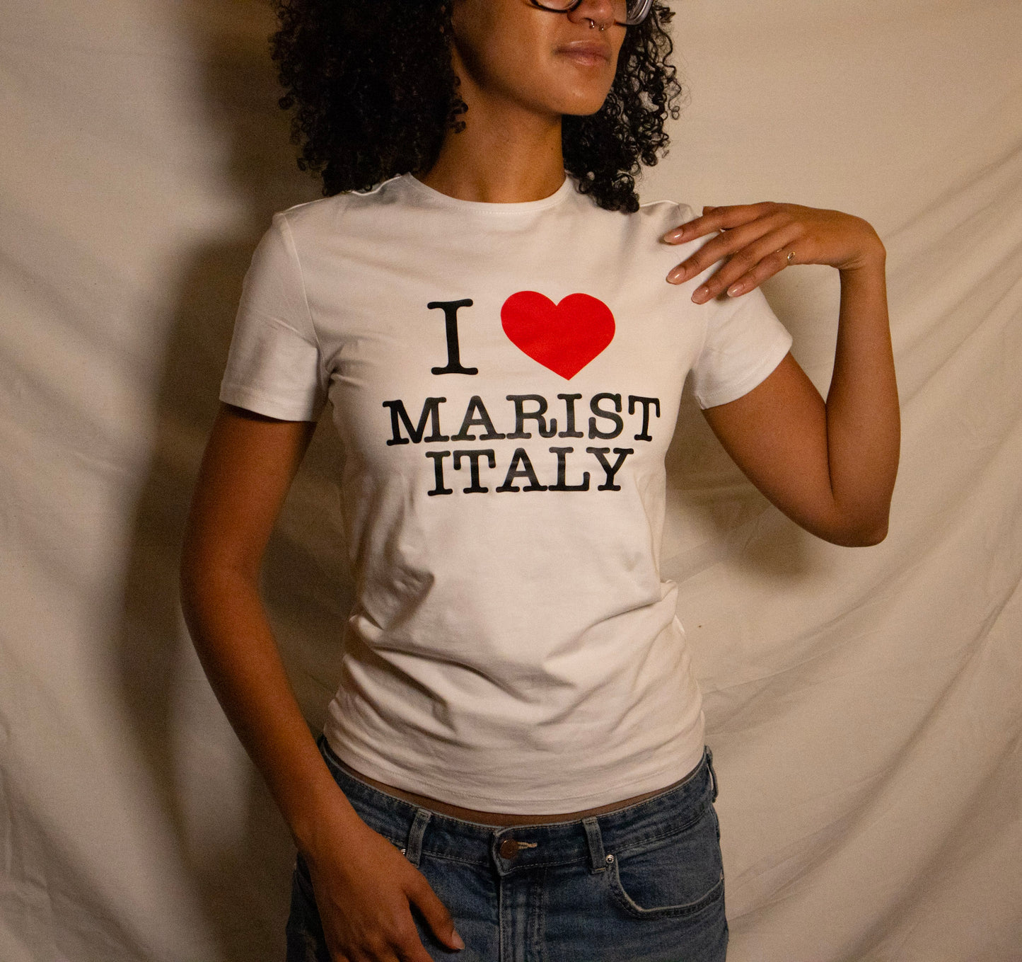 I Heart Marist Italy Fitted T-Shirt